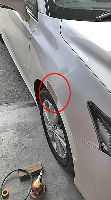 板金塗装の費用 フロントフェンダー修理 交換 もと車屋さんがこっそりつぶやくブログ失敗しない車の修理方法