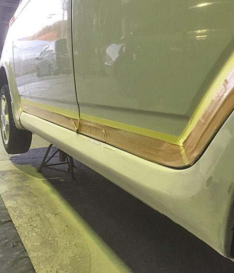 後悔しないサイドステップの凹み板金塗装の修理方法 もと車屋さんがこっそりつぶやくブログ失敗しない車の修理方法