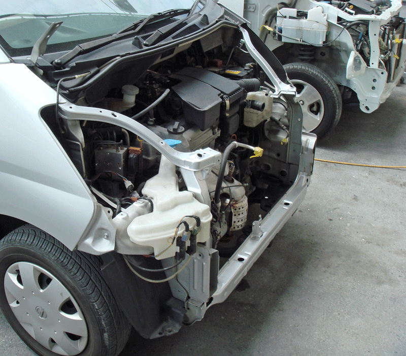 コアサポートの修理と費用 もと車屋さんがこっそりつぶやくブログ失敗しない車の修理方法